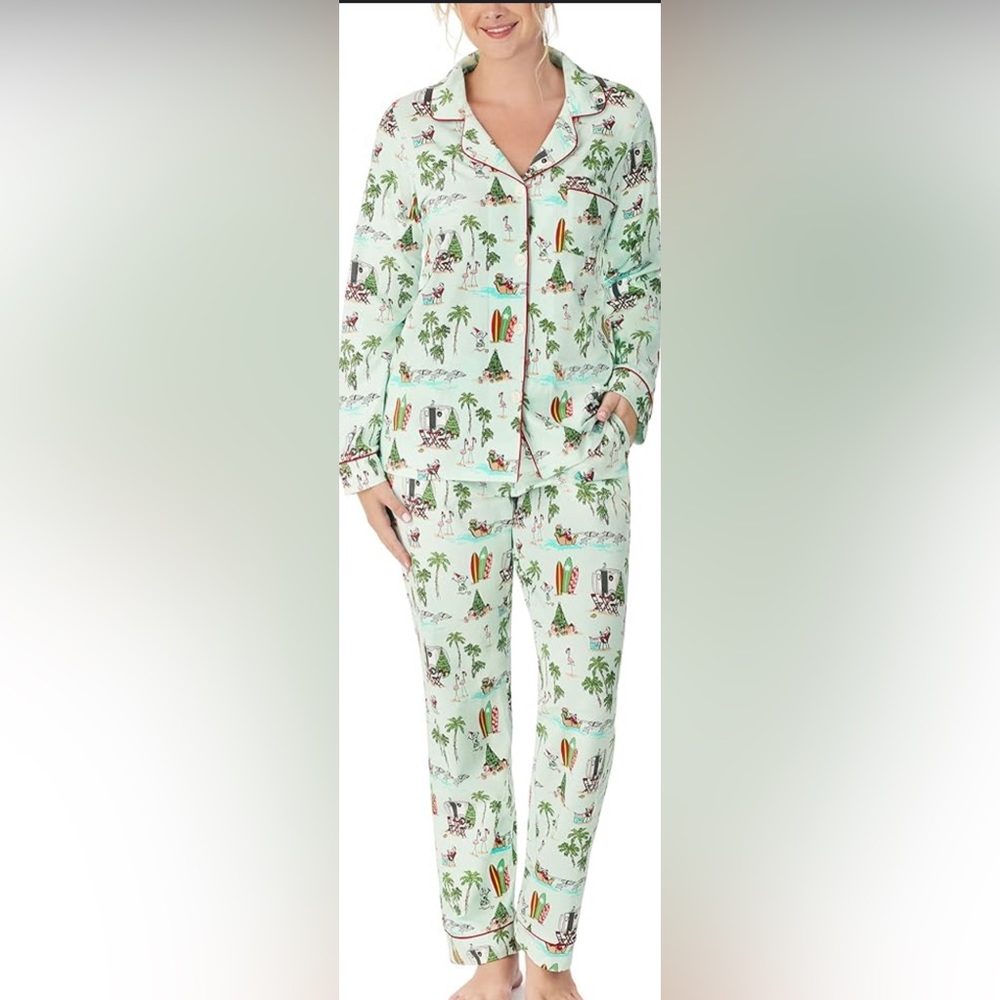 Bedhead Pajamas - Christmas Trees Surf Boards (size large) NWT